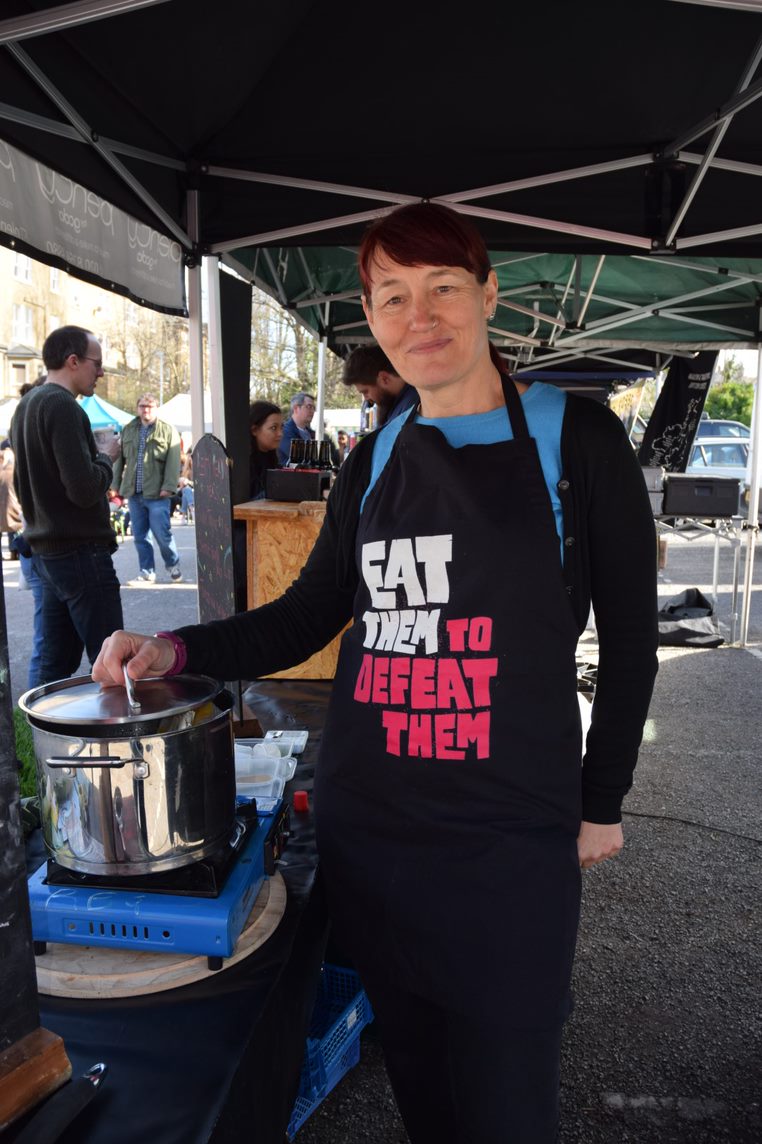 Claire market stall