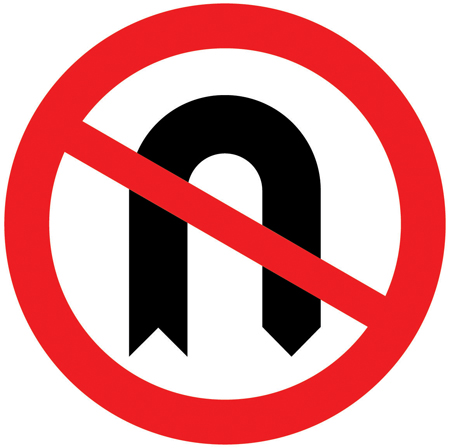 No U turns for vehicular traffic