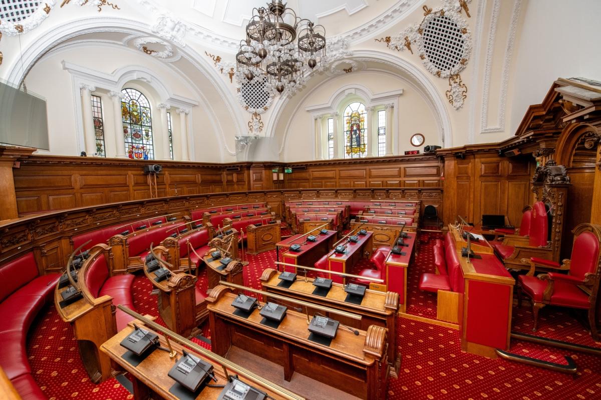 Picture of the Town Hall Chambers, taken at the Woolwich Centre