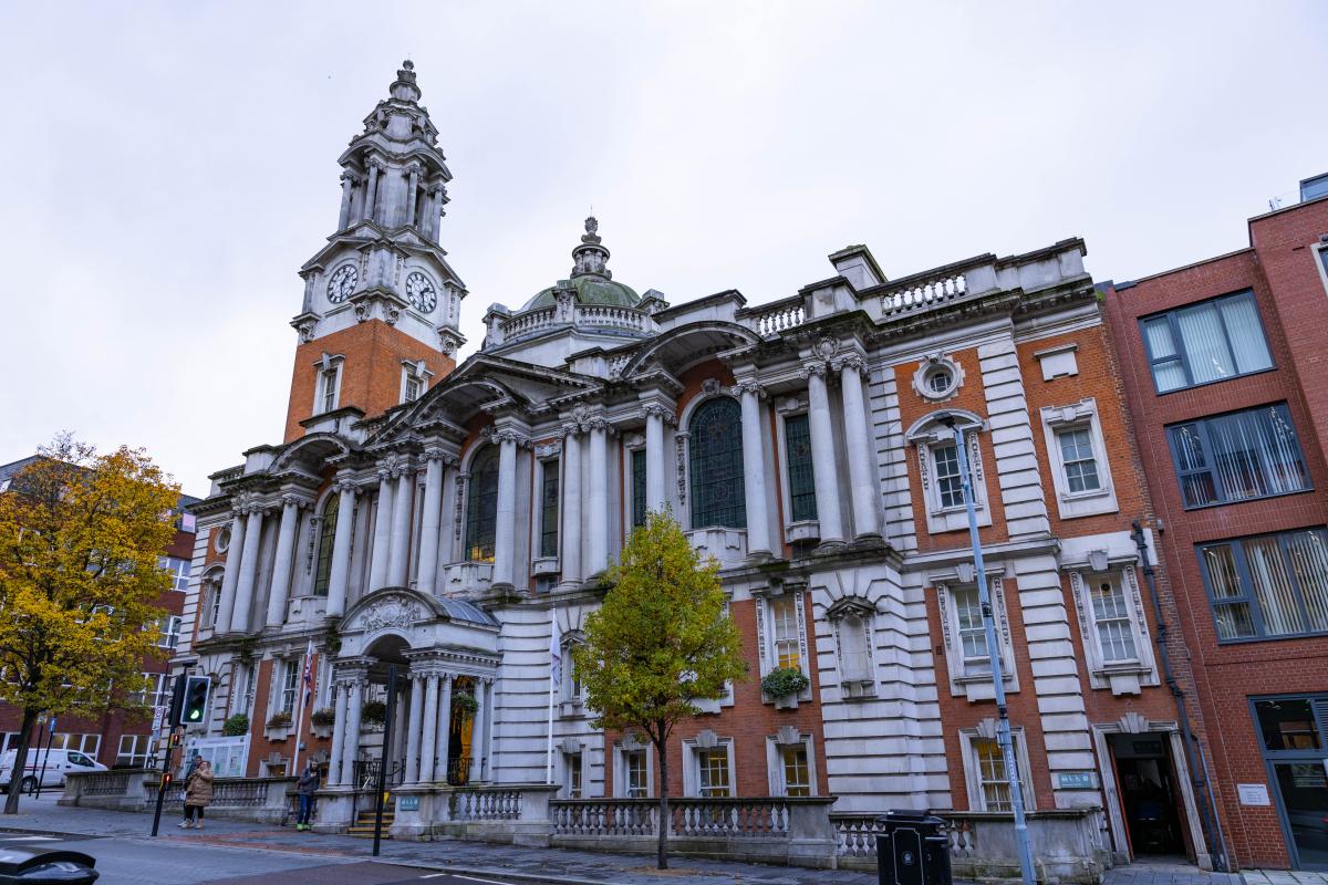 Exterior of Woolwich Town Hall