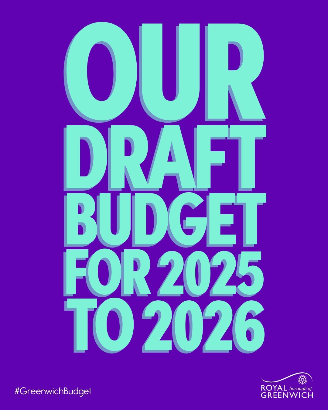 Our draft budget for 2025 to 2026