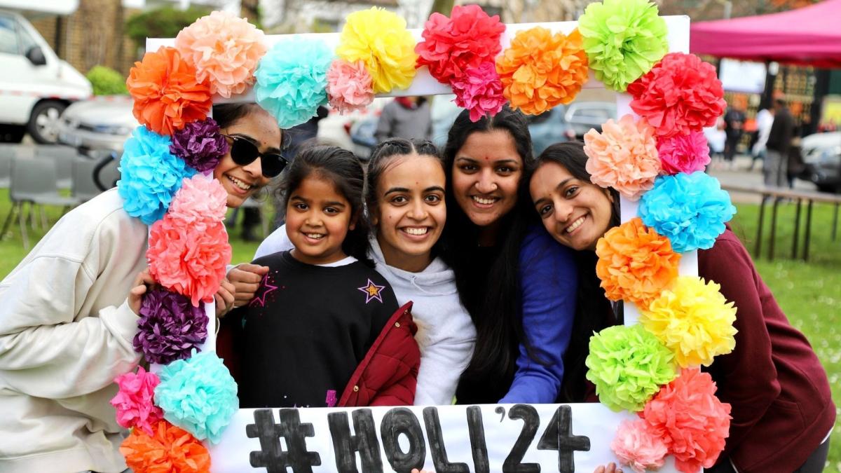 Photo of family at Holi Festival - 2024