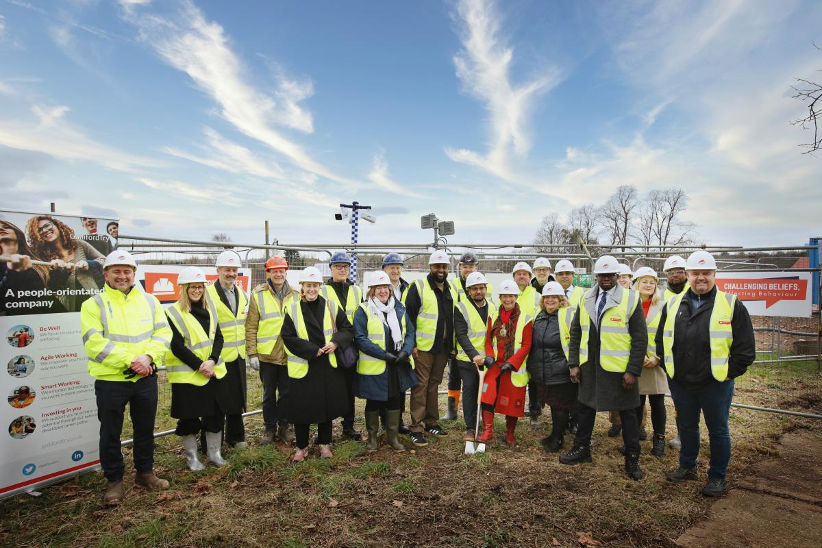 Ground-breaking for Roan Wood school, a new SEN school in Kidbrooke