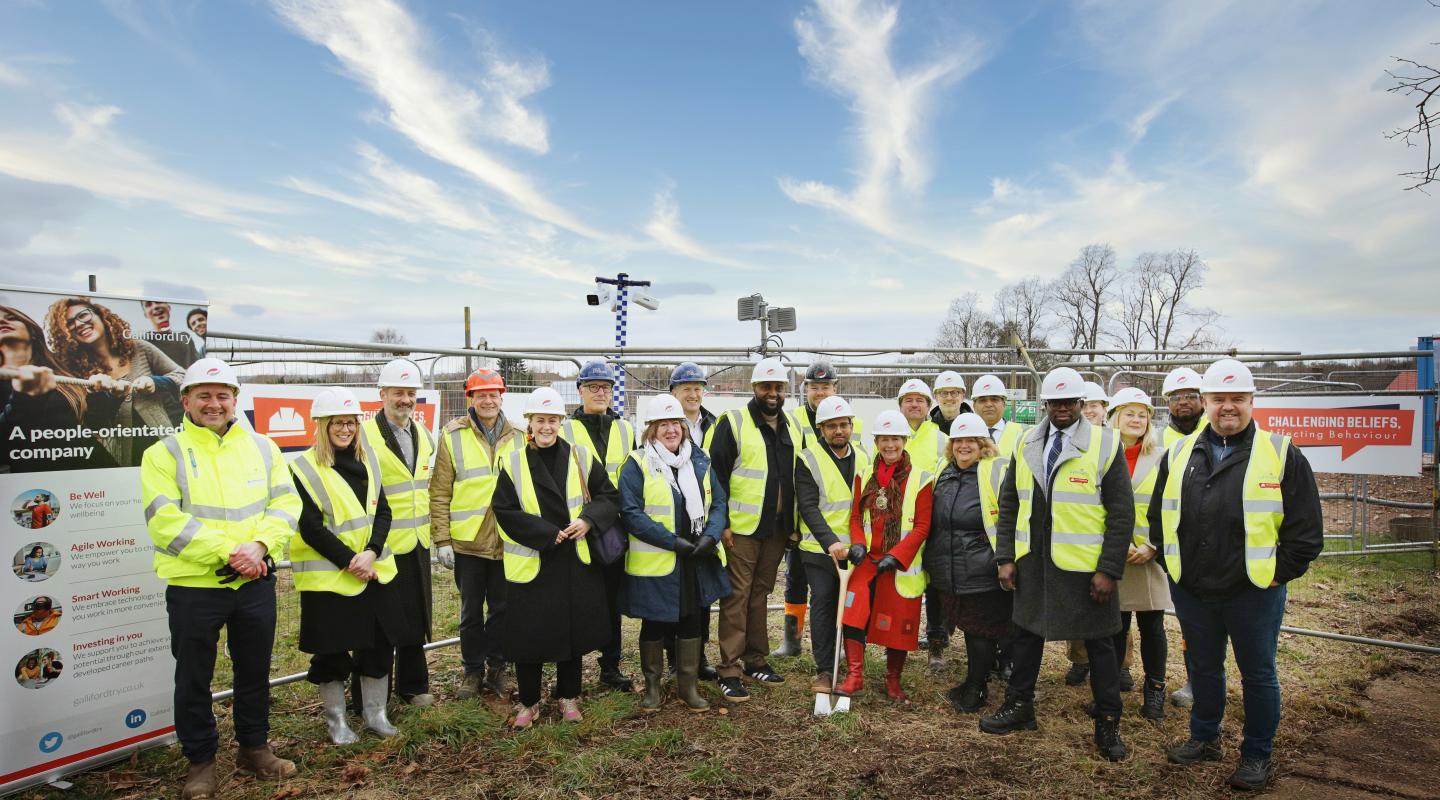 Ground-breaking for Roan Wood school, a new SEN school in Kidbrooke